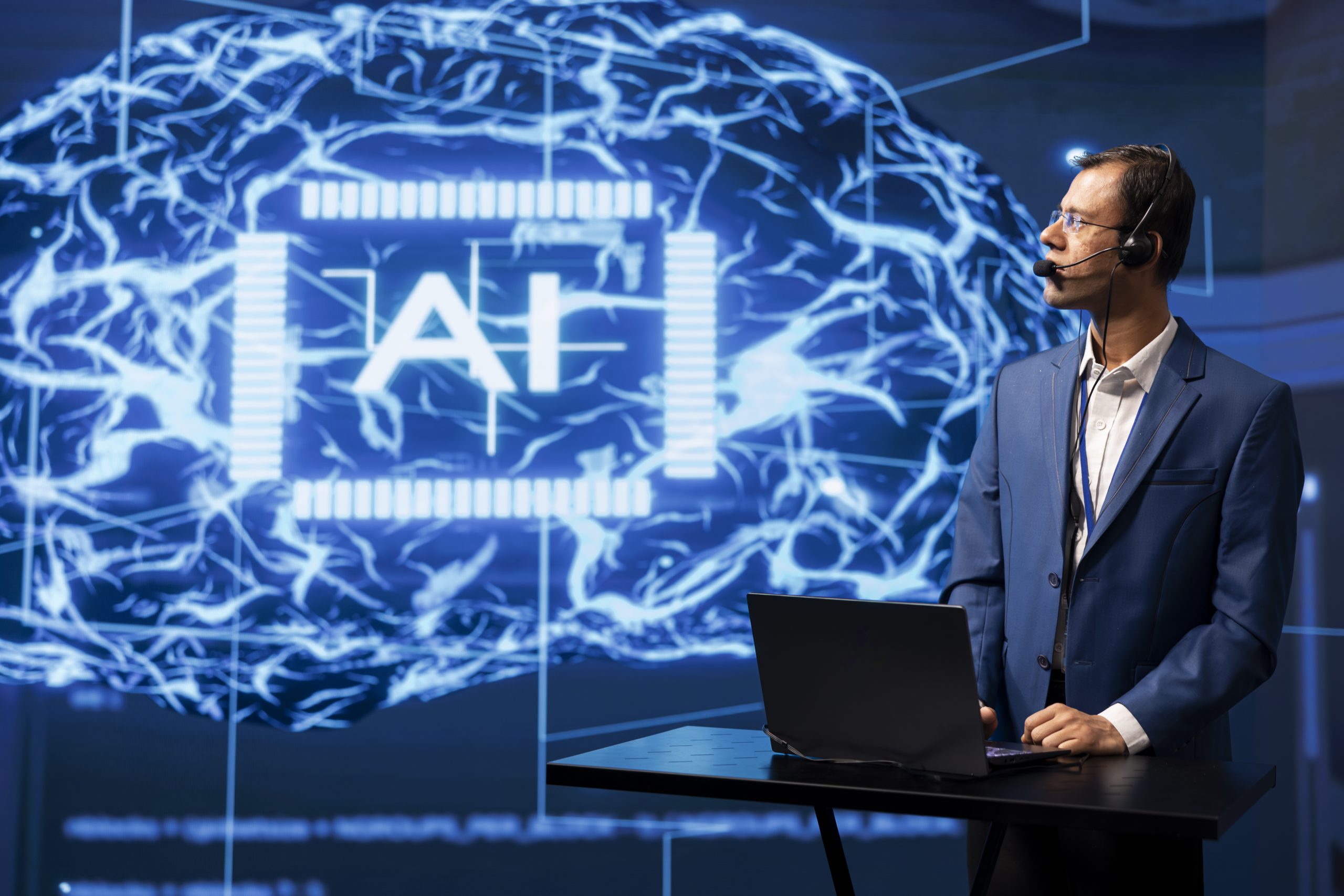 it professional in artificial intelligence workplace managing call center tasks